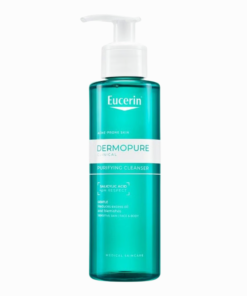 Découvrez le gel nettoyant Eucerin DermoPure, spécialement formulé pour les peaux à imperfections.