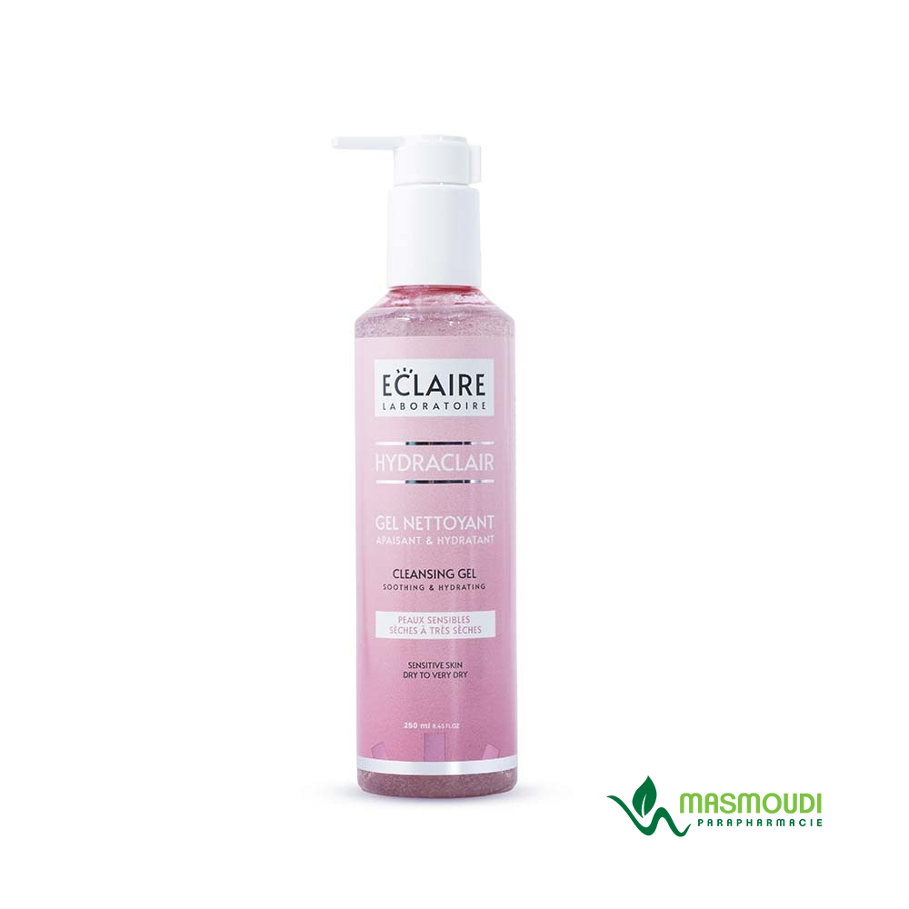 ECLAIRE HYDRACLAIR GEL NETTOYANT PEAUX SECHE TRES SECHES 250ML