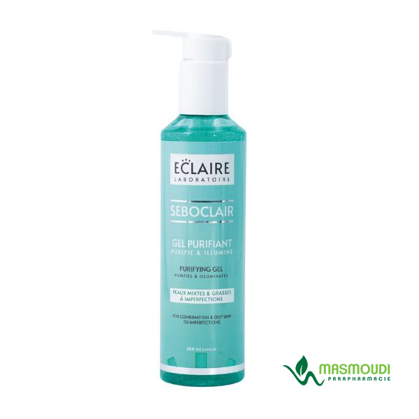 ECLAIRE SEBOCLAIR GEL NETTOYANT PEAU MIXTE GRASSE 250ML