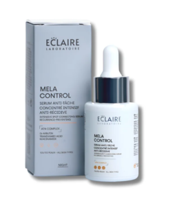 Le Sérum Anti-Taches ECLAIRE MELA CONTROL 30ml est spécialement formulé pour réduire l'apparence des taches pigmentaires et uniformiser le teint.