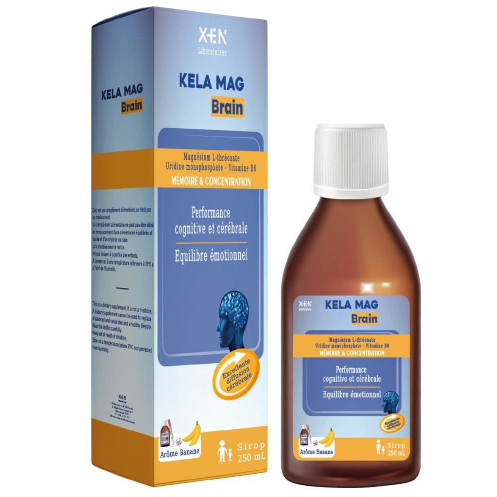 e KELA MAG BRAIN Sirop est un complément alimentaire spécialement formulé pour soutenir les fonctions cognitives des enfants et des adultes.